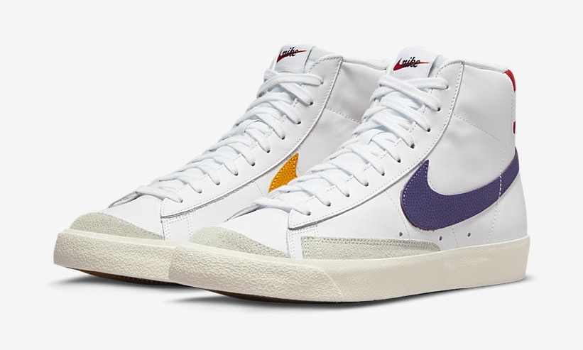 2022年 発売予定！ナイキ ブレーザー ミッド “バスケットボール/ホワイト/マルチ” (NIKE BLAZER MID “Basket Ball/White/Multi”) [DQ7777-100]