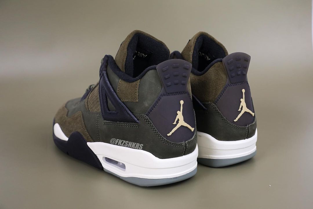 【国内 11/22、12/2 発売】ナイキ エア ジョーダン 4 レトロ SE クラフト “オリーブキャンバス” (NIKE AIR JORDAN 4 RETRO SE CRAFT “Olive Canvas”) [FB9927-200]