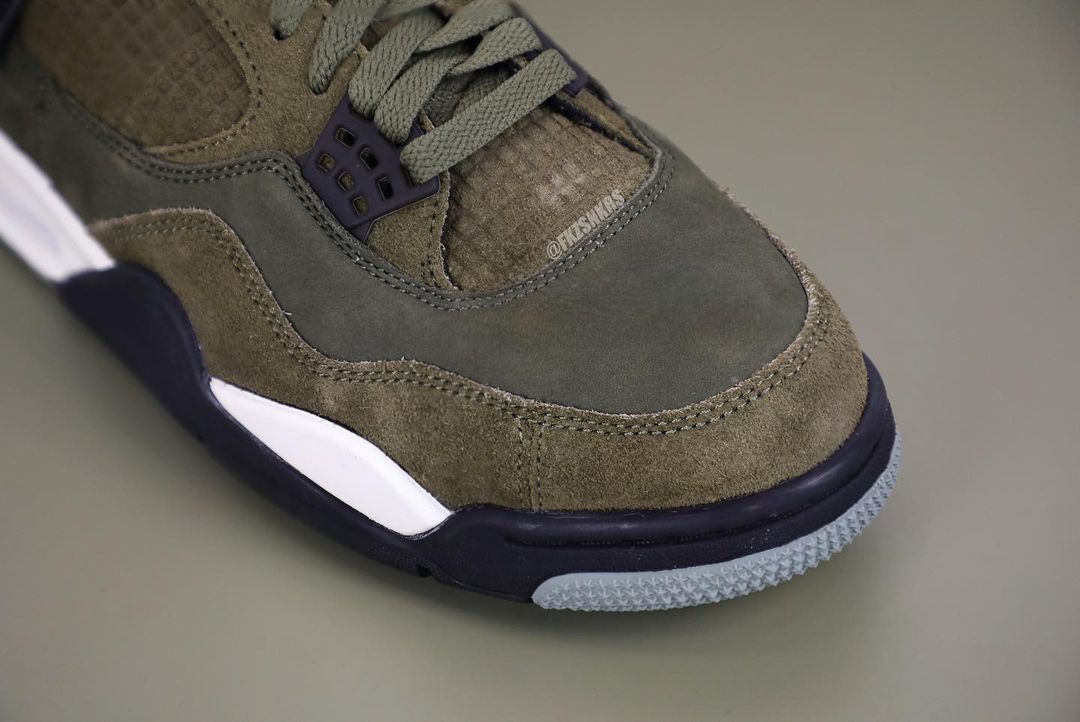 【国内 11/22、12/2 発売】ナイキ エア ジョーダン 4 レトロ SE クラフト “オリーブキャンバス” (NIKE AIR JORDAN 4 RETRO SE CRAFT “Olive Canvas”) [FB9927-200]