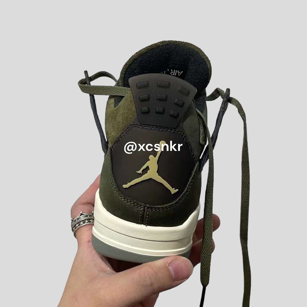 【国内 11/22、12/2 発売】ナイキ エア ジョーダン 4 レトロ SE クラフト “オリーブキャンバス” (NIKE AIR JORDAN 4 RETRO SE CRAFT “Olive Canvas”) [FB9927-200]