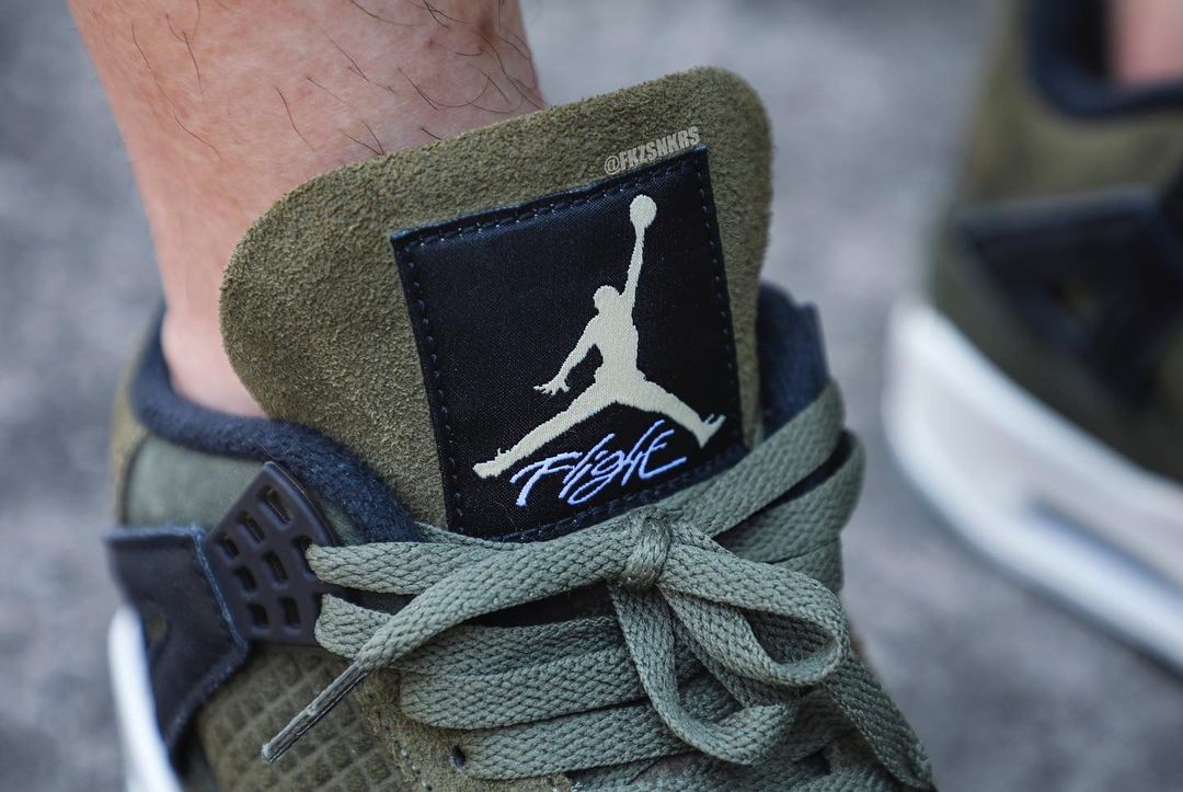 【国内 11/22、12/2 発売】ナイキ エア ジョーダン 4 レトロ SE クラフト “オリーブキャンバス” (NIKE AIR JORDAN 4 RETRO SE CRAFT “Olive Canvas”) [FB9927-200]