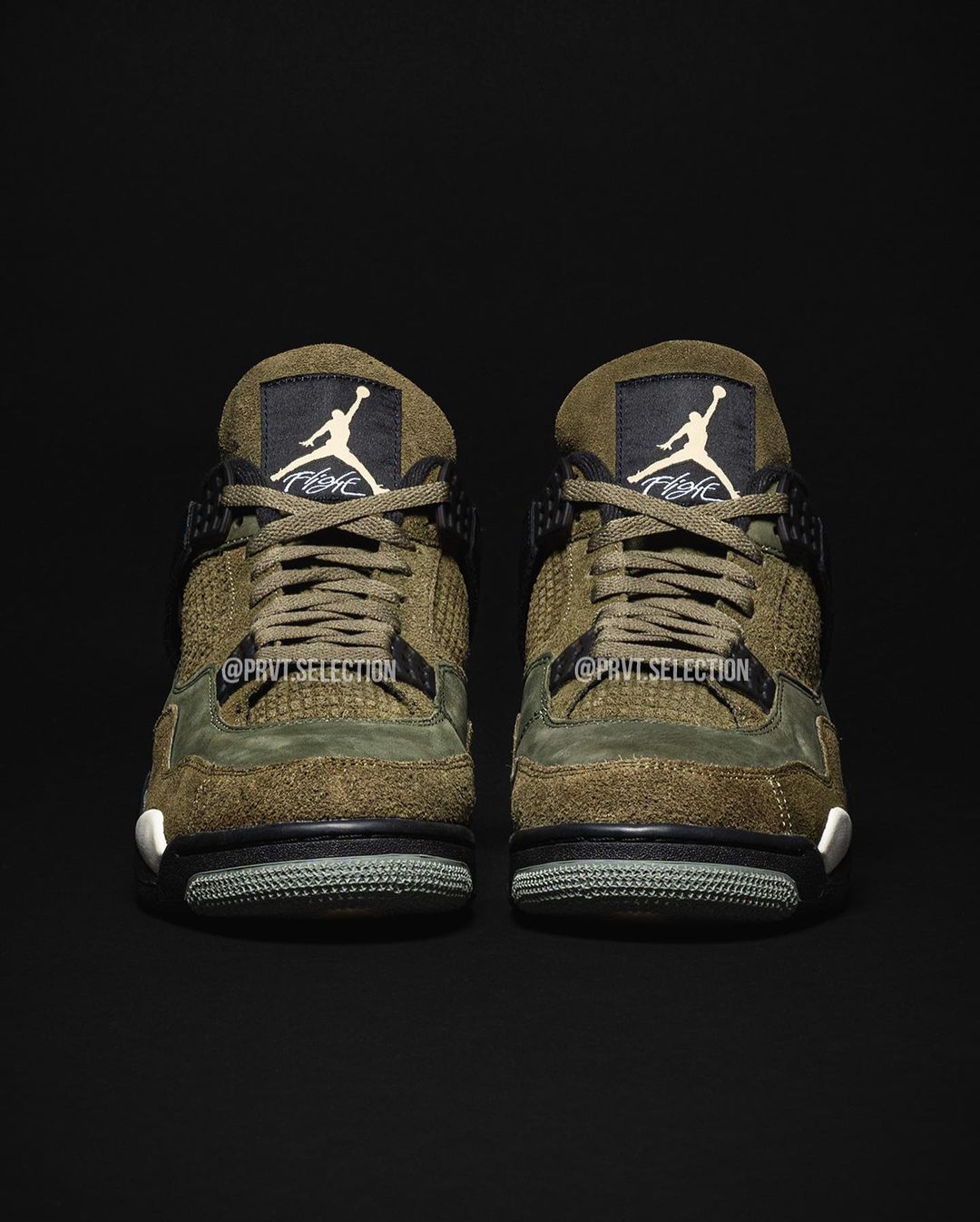 【国内 11/22、12/2 発売】ナイキ エア ジョーダン 4 レトロ SE クラフト “オリーブキャンバス” (NIKE AIR JORDAN 4 RETRO SE CRAFT “Olive Canvas”) [FB9927-200]