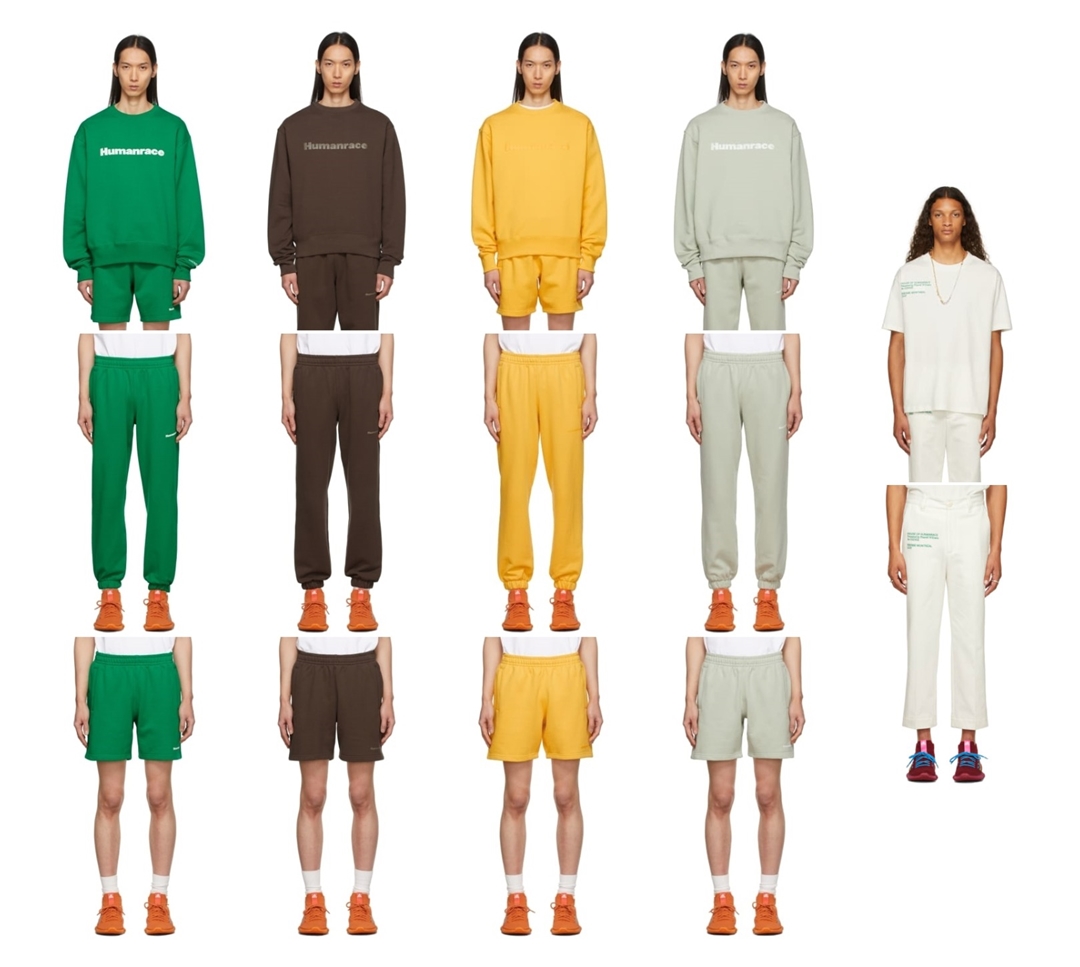 SSENSE 限定！adidas Originals × HUMANRACE BY PHARRELL WILLIAMS (エッセンス アディダス オリジナルス ヒューマンレース バイ ファレル・ウィリアムス コレクション)