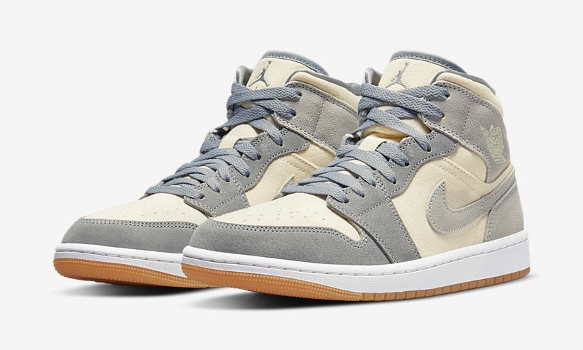 2021年 発売予定！ナイキ エア ジョーダン 1 ミッド “クリーム/グレー” (NIKE AIR JORDAN 1 MID “Cream/Grey”) [DN4281-100]