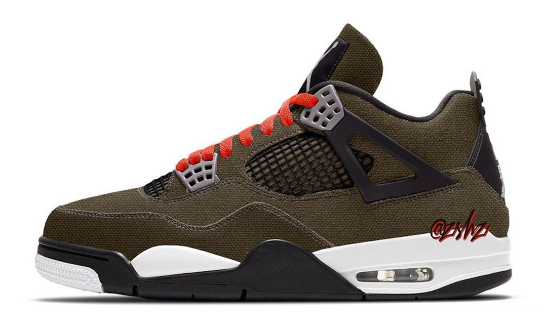 【国内 11/22、12/2 発売】ナイキ エア ジョーダン 4 レトロ SE クラフト “オリーブキャンバス” (NIKE AIR JORDAN 4 RETRO SE CRAFT “Olive Canvas”) [FB9927-200]