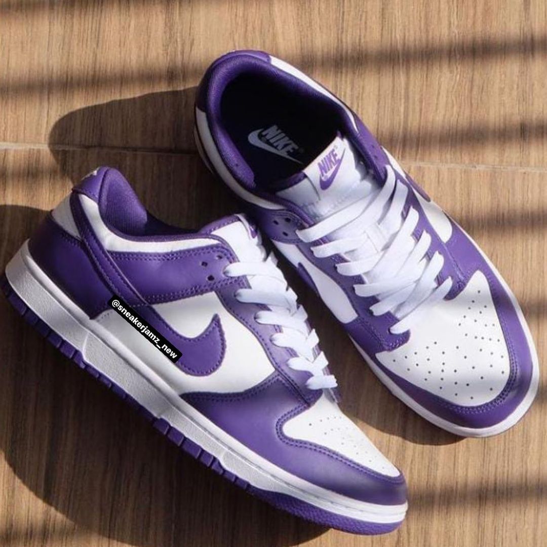 【2023/8/1 リストック】ナイキ ダンク ロー レトロ “ホワイト/コートパープル/トータルオレンジ” (NIKE DUNK LOW RETRO “White/Court Purple/Total Orange”) [DD1391-104]