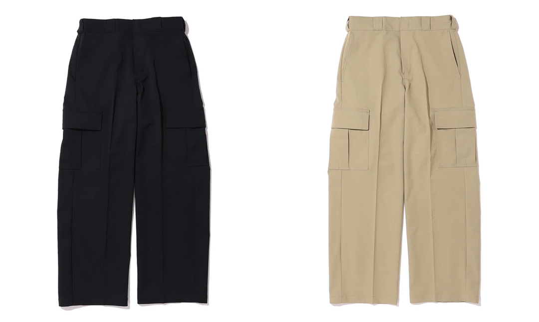 Dickies × BEAMS / 別注 Loose Polyester Cargo Pantsが2月上旬 発売 (ディッキーズ ビームス)