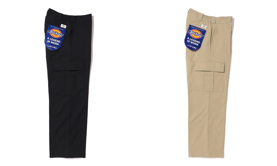 Dickies × BEAMS / 別注 Loose Polyester Cargo Pantsが2月上旬 発売 (ディッキーズ ビームス)