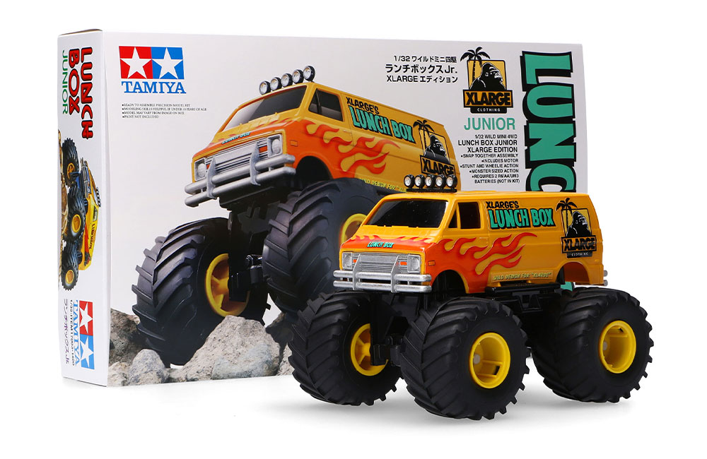 12/25 発売！XLARGE × TAMIYA 1/32ワイルドミニ四駆シリーズ「ランチボックス Jr.」 (エクストララージ タミヤ)