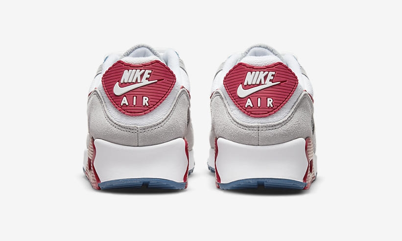 2021年 発売予定！ナイキ エア マックス 90 “アスレチッククラブ/ホワイト/グレー/レッド” (NIKE AIR MAX 90 “Athletic Club/White/Grey/Red”) [DQ8235-001]