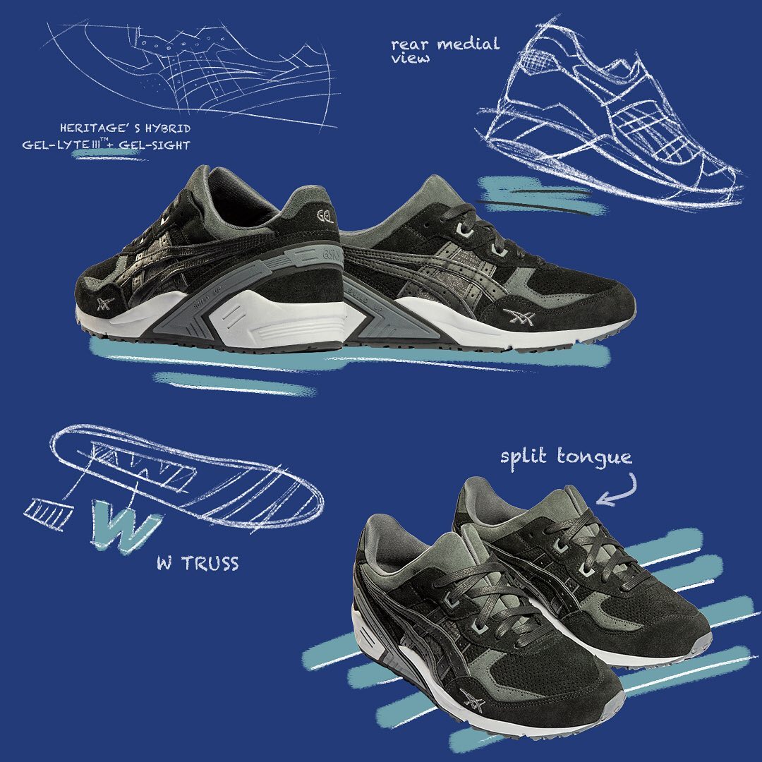 12/24 発売！ASICS GEL-LYTE III RE (RE-CONSTRUCTION) “Black/Glacier Grey” (アシックス ゲルライト) [1201A376.001/1201A376.100]