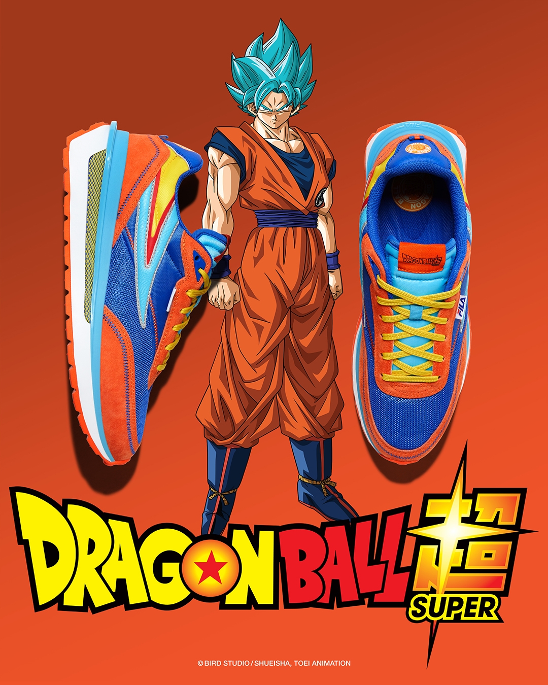 海外 12/21 発売！ドラゴンボール超 × フィラ コレクション (Dragon Ball Super FILA Collection)