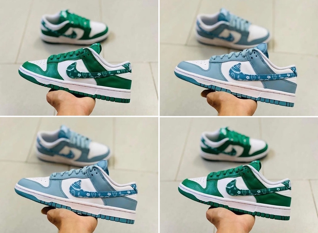 海外 2/14 発売予定！ナイキ ウィメンズ ダンク ロー ESS “ペイズリーパック/グリーン” (NIKE WMNS DUNK LOW ESS “Paisley Pack” Green) [DH4401-102]