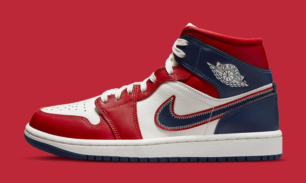 海外 3/22 発売予定！ナイキ エア ジョーダン 1 ミッド “USA 2.0” (NIKE AIR JORDAN 1 MID “USA 2.0”) [DQ7648-600]