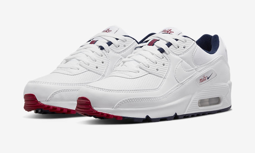 2022年 発売予定！ナイキ エア マックス 90 “パリ/ホワイト/ネイビー/レッド” (NIKE AIR MAX 90 “Paris/White/Red/Navy”) [DJ5414-100]