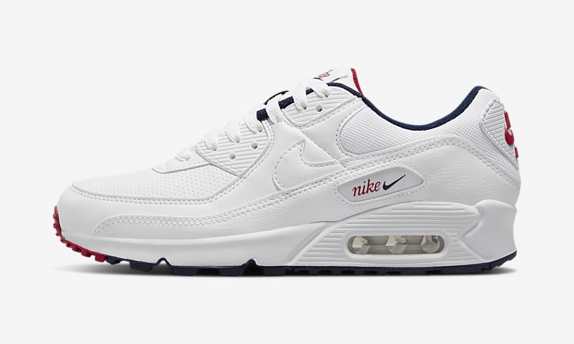 2022年 発売予定！ナイキ エア マックス 90 “パリ/ホワイト/ネイビー/レッド” (NIKE AIR MAX 90 “Paris/White/Red/Navy”) [DJ5414-100]