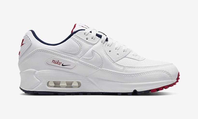 2022年 発売予定！ナイキ エア マックス 90 “パリ/ホワイト/ネイビー/レッド” (NIKE AIR MAX 90 “Paris/White/Red/Navy”) [DJ5414-100]