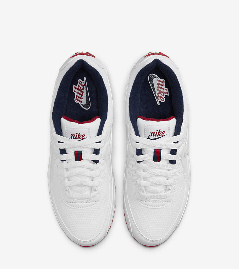 2022年 発売予定！ナイキ エア マックス 90 “パリ/ホワイト/ネイビー/レッド” (NIKE AIR MAX 90 “Paris/White/Red/Navy”) [DJ5414-100]