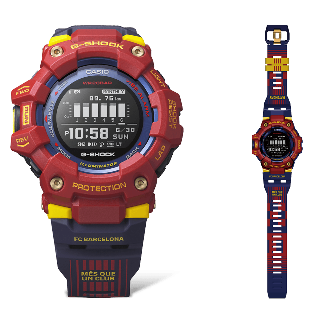 12/27 00:00~ 発売！G-SHOCK × FCバルセロナに密着したドキュメンタリーシリーズ「MATCHDAY」とコラボレート「GBD-H1000BAR-4JR/GBD-100BAR-4JR」 (Gショック ジーショック)