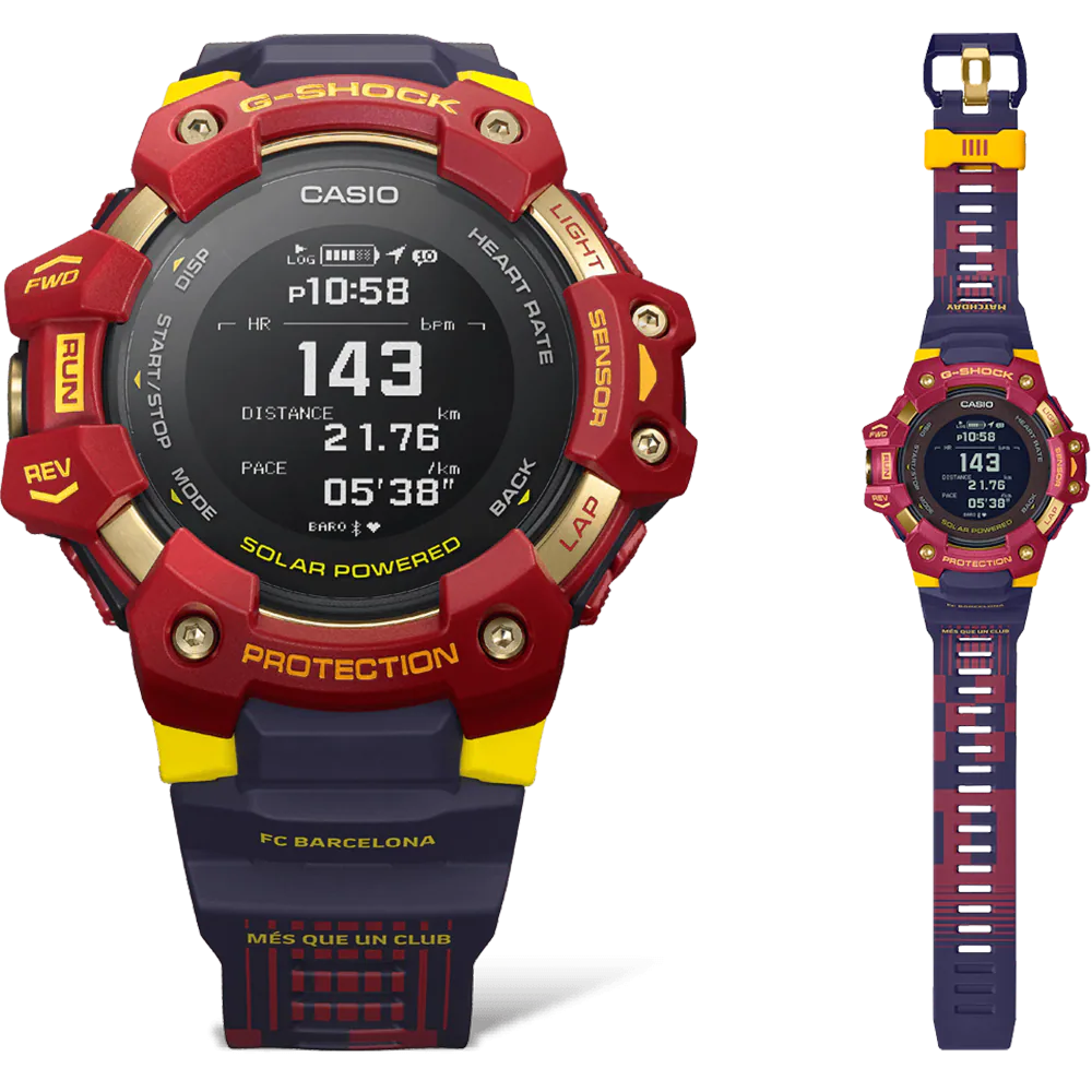 12/27 00:00~ 発売！G-SHOCK × FCバルセロナに密着したドキュメンタリーシリーズ「MATCHDAY」とコラボレート「GBD-H1000BAR-4JR/GBD-100BAR-4JR」 (Gショック ジーショック)