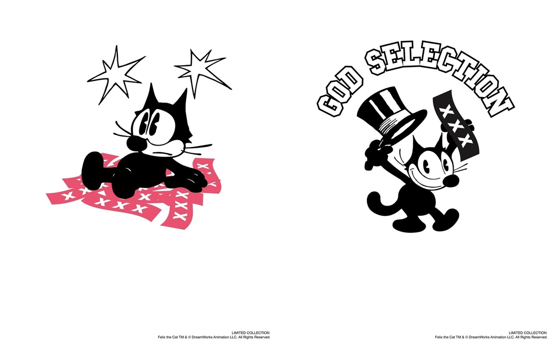 【初売り】1/1 発売！Felix the Cat × GOD SELECTION XXX コラボレーション (フェリックス ゴッド セレクション XXX)