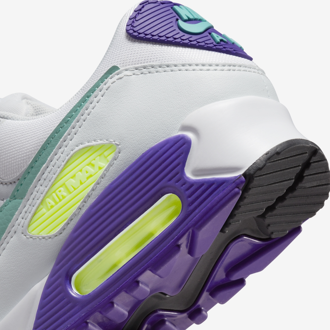 2022年 発売予定！ナイキ エア マックス 90 “ホワイト/パープル/ネオンティール” (NIKE AIR MAX 90 “White/Purple/Neon Teal”) [DH5072-100]