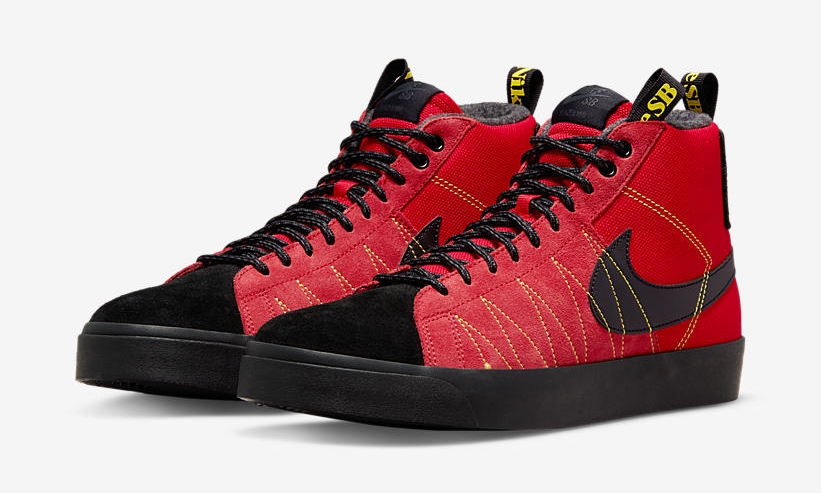 2022年 発売予定！ナイキ SB ズーム ブレーザー ミッド プレミアム “レッド/ブラック” (NIKE SB ZOOM BLAZER MID PREMIUM “Acclimate Pack/Red/Black”) [DC8903-601]