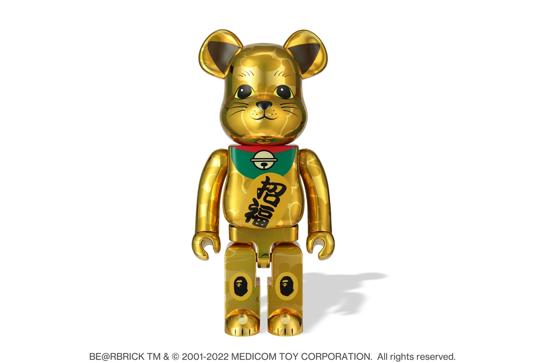 【初売り】1/1 発売！BE@RBRICK × A BATHING APE 「招き猫 & 達磨」 (ベアブリック ア ベイシング エイプ)