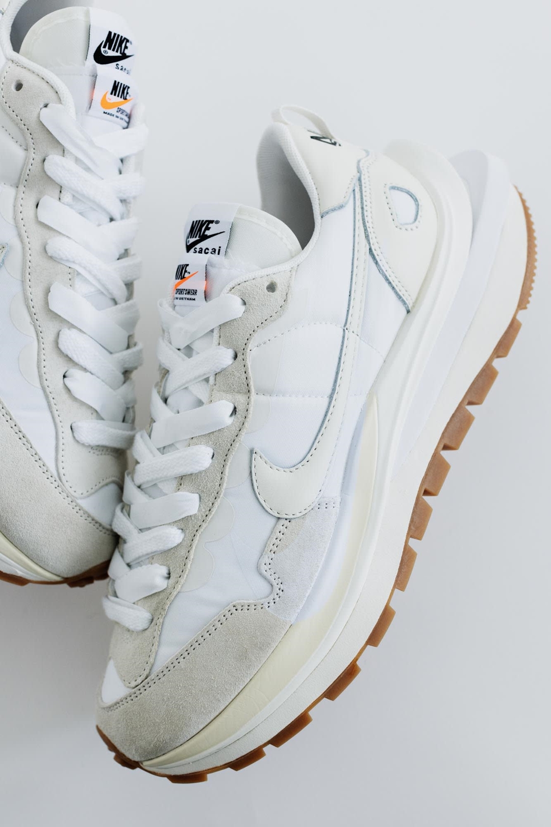 sacai × Nike Vapor Waffle "White Gum"