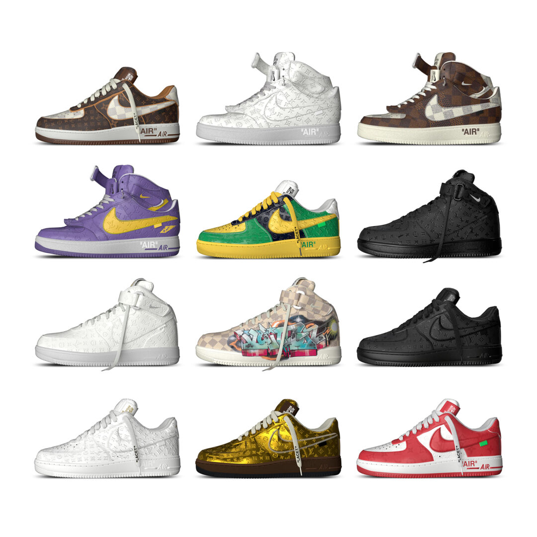 【国内 7/19 発売】Louis Vuitton 2022 S/S × NIKE AIR FORCE 1 LOW/MID/HIGH (ルイ・ヴィトン ナイキ エア フォース 1 ロー/ミッド/ハイ)