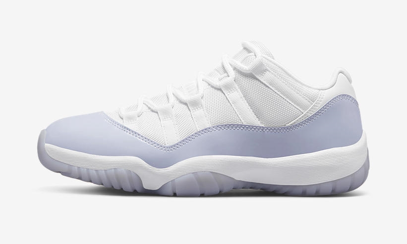 【国内 4/28 発売】ナイキ エア ジョーダン 11 レトロ ロー “ホワイト/ピュアヴァイオレット” (NIKE AIR JORDAN 11 RETRO LOW “White/Pure Violet”) [AH7860-101]