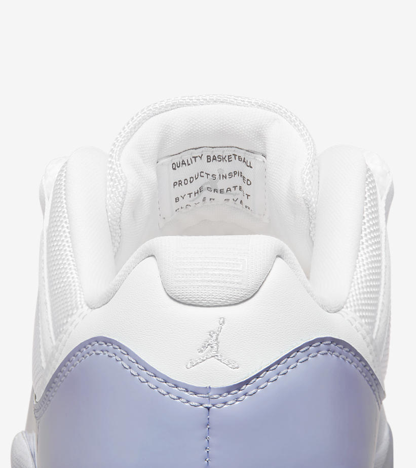 【国内 4/28 発売】ナイキ エア ジョーダン 11 レトロ ロー “ホワイト/ピュアヴァイオレット” (NIKE AIR JORDAN 11 RETRO LOW “White/Pure Violet”) [AH7860-101]