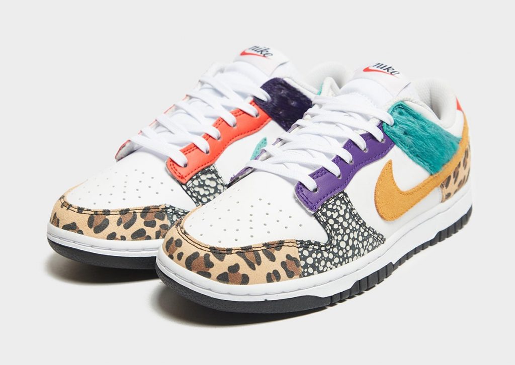 【国内 2/22 発売】ナイキ ウィメンズ ダンク ロー SE “サファリミックス/ミスマッチ” (NIKE WMNS DUNK LOW SE “Safari Mix/Mismatch”) [DN3866-100]