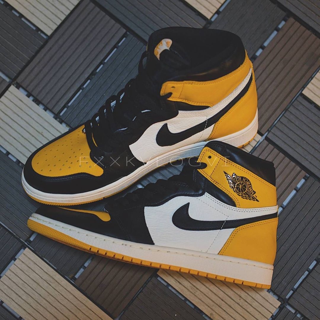 【国内 8/13 発売】ナイキ エア ジョーダン 1 ハイ OG “タクシー/イエロートゥ” (NIKE AIR JORDAN 1 HIGH OG “Taxi/Yellow Toe”) [555088-711]