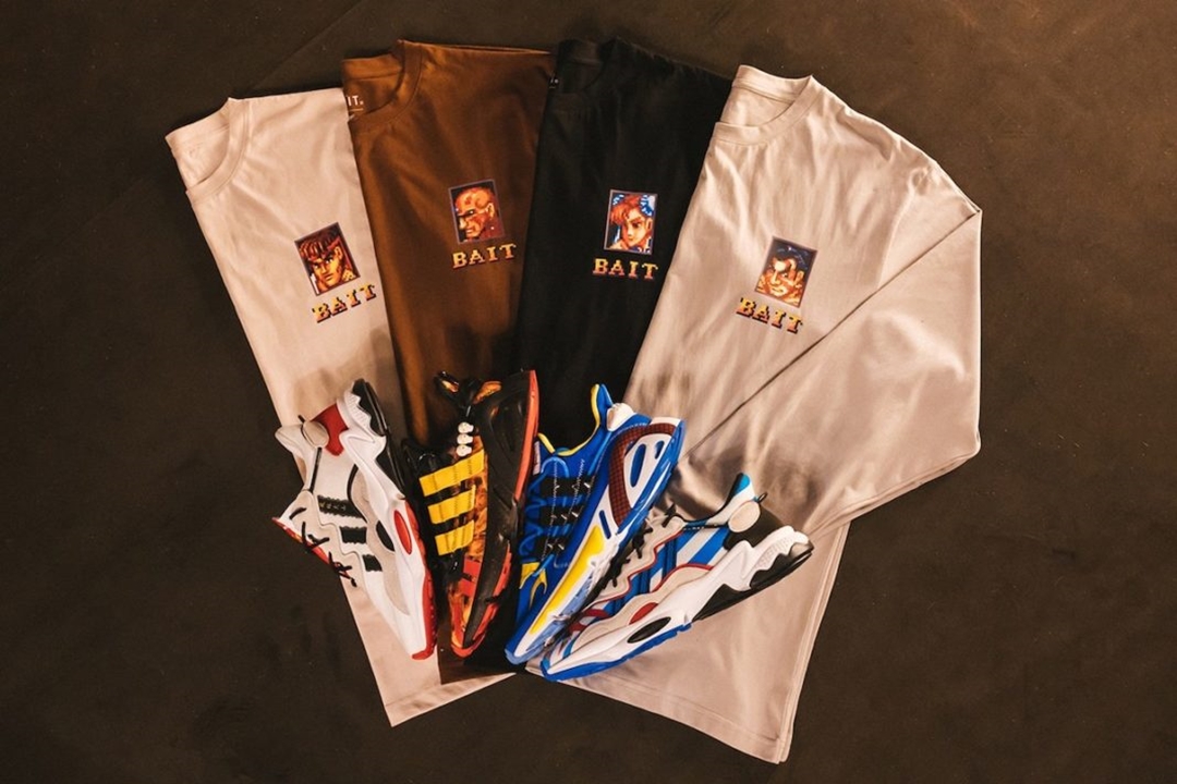 BAIT × STREET FIGHTER × adidas Consortium OZWEEGO/LEXICON (ベイト ストリートファイター アディダス コンソーシアム "リュウ/チュンリー/ダルシム/エドモンド本田")