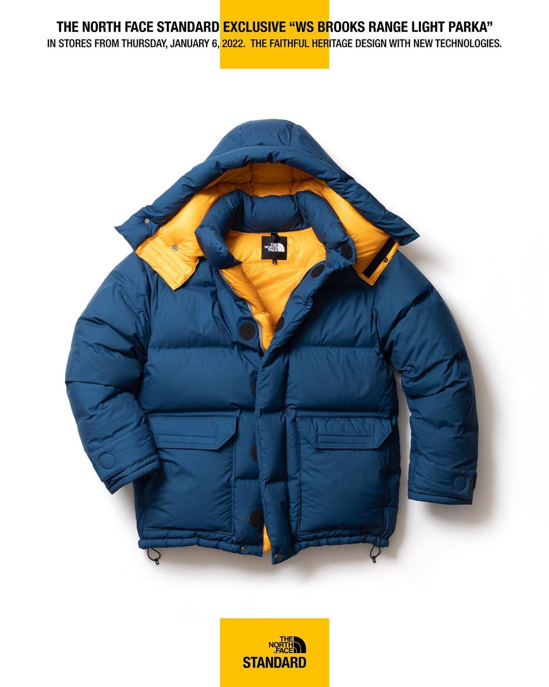 【1/6 発売】THE NORTH FACE STANDARD Exclusive “WS BROOKS RANGE LIGHT PARKA” (ザ・ノース・フェイス)