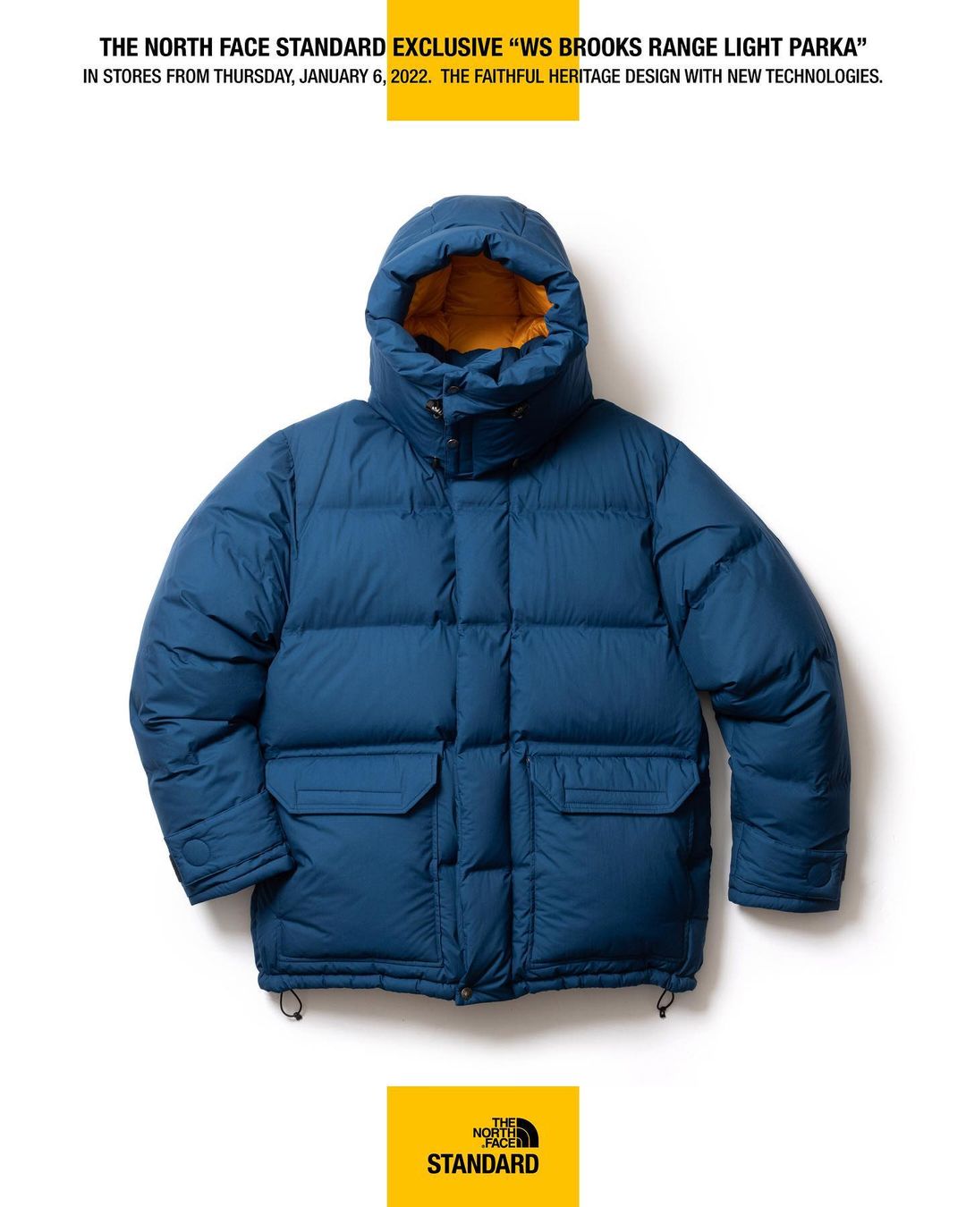 【1/6 発売】THE NORTH FACE STANDARD Exclusive “WS BROOKS RANGE LIGHT PARKA” (ザ・ノース・フェイス)