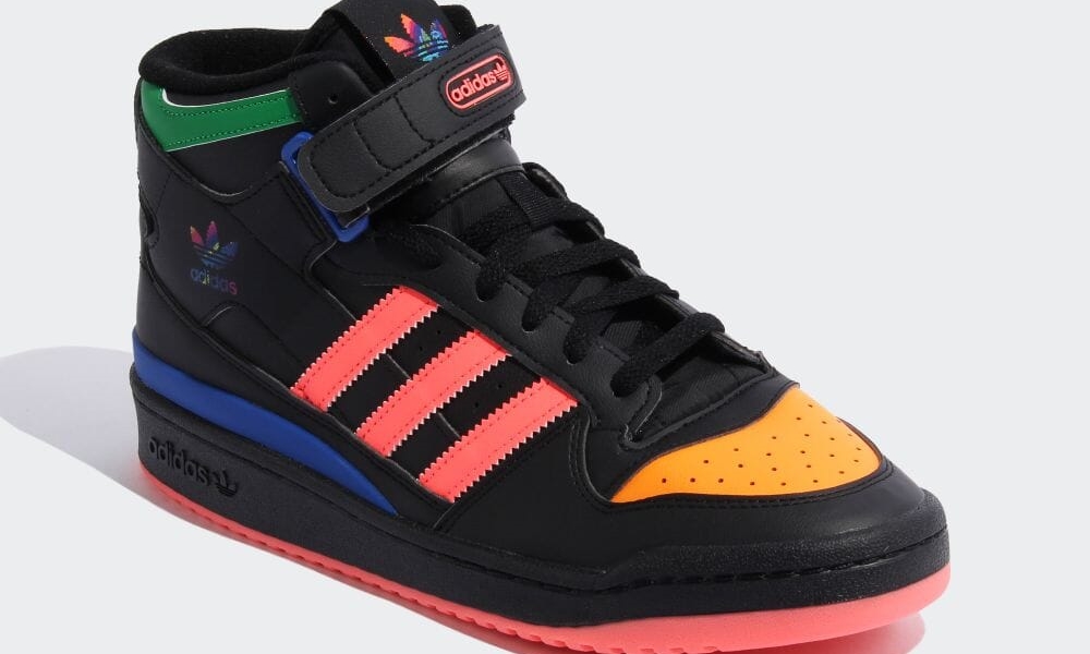 adidas Originals FORUM MID “Core Black/Multi” (アディダス オリジナルス フォーラム ミッド “コアブラック/マルチ”) [GW1622]