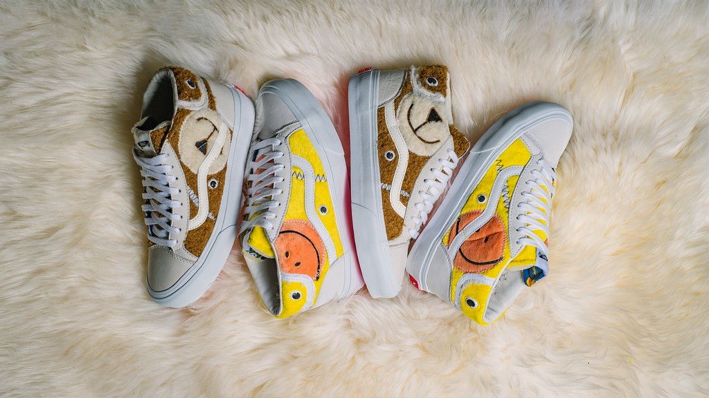 VANS VAULT MID ZOO SKOOL VLT LX "Bear&Duck" (バンズ ヴォルト ミッド ズー スクール "ベアー&ダック")