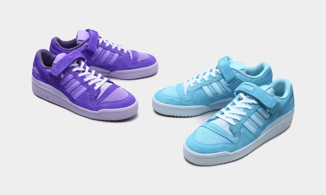 【国内 5/18 発売】adidas Originals FORUM 84 LOW 8K “Aqua/Purple” (アディダス オリジナルス フォーラム 84 ロー 8K “アクア/パープル”) [GZ6479/GZ6480]