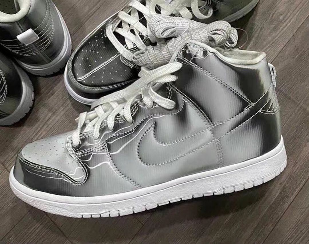 CLOT  Nike Dunk High Silver