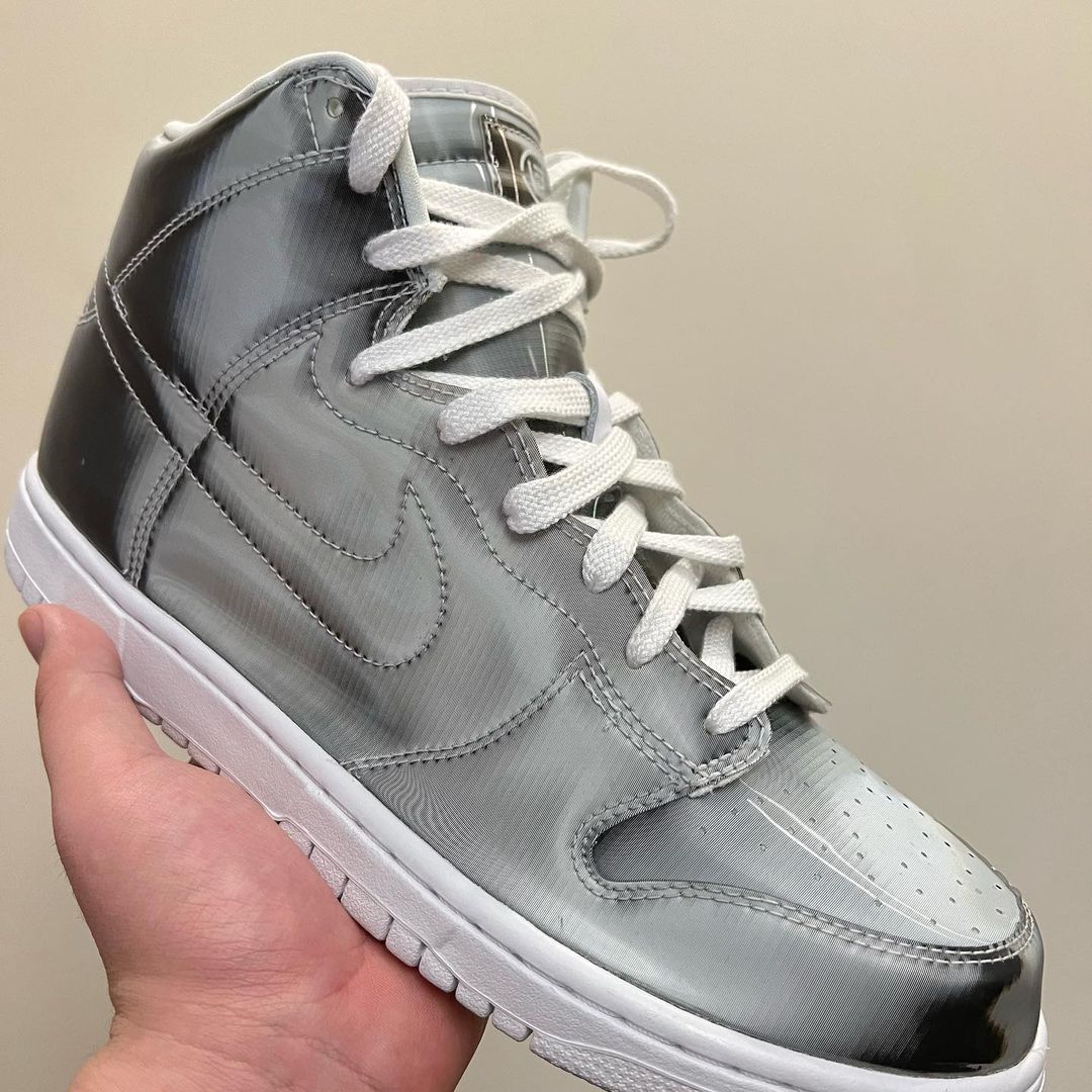 【国内 4/12 発売】CLOT x NIKE FLUX DUNK HIGH “Silver/White” (クロット ナイキ フラックス ダンク ハイ “シルバー/ホワイト”) [DH4444-900]