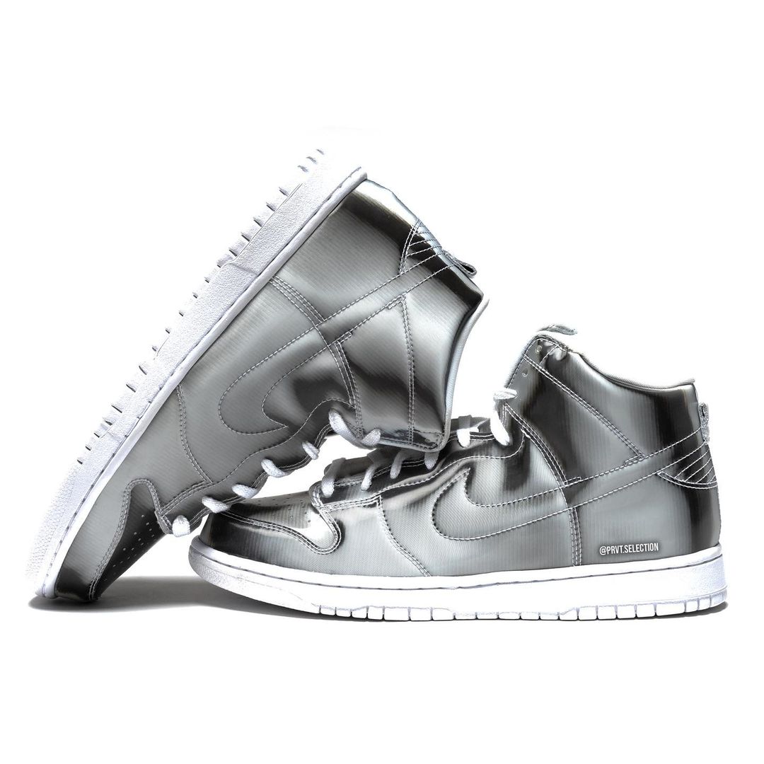 国内 4/12 発売】CLOT x NIKE FLUX DUNK HIGH “Silver/White