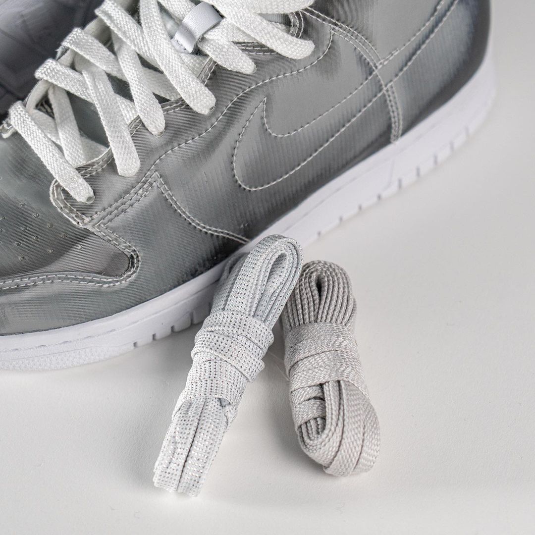 【国内 4/12 発売】CLOT x NIKE FLUX DUNK HIGH “Silver/White” (クロット ナイキ フラックス ダンク ハイ “シルバー/ホワイト”) [DH4444-900]