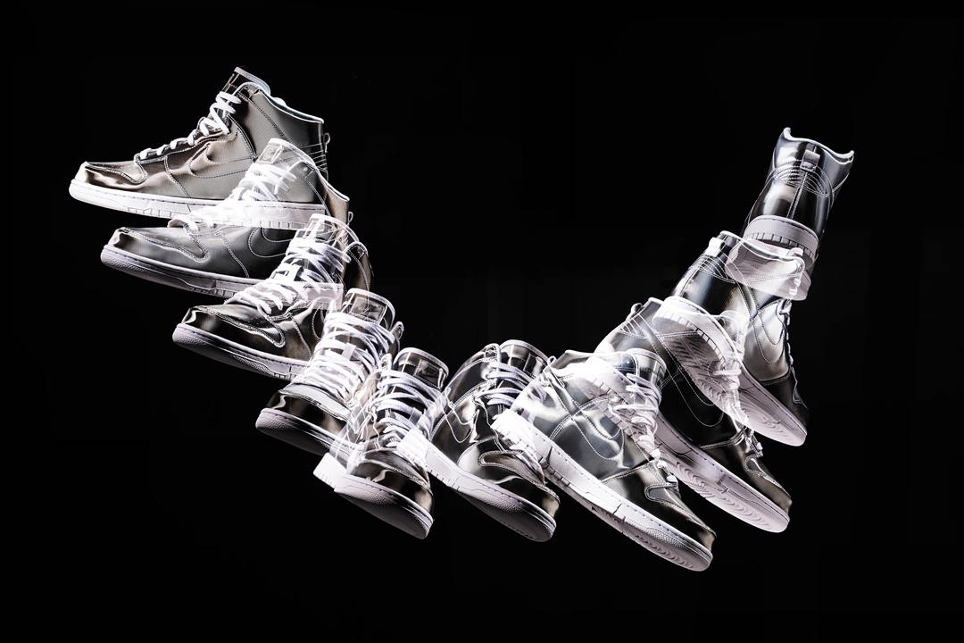 【国内 4/12 発売】CLOT x NIKE FLUX DUNK HIGH “Silver/White” (クロット ナイキ フラックス ダンク ハイ “シルバー/ホワイト”) [DH4444-900]