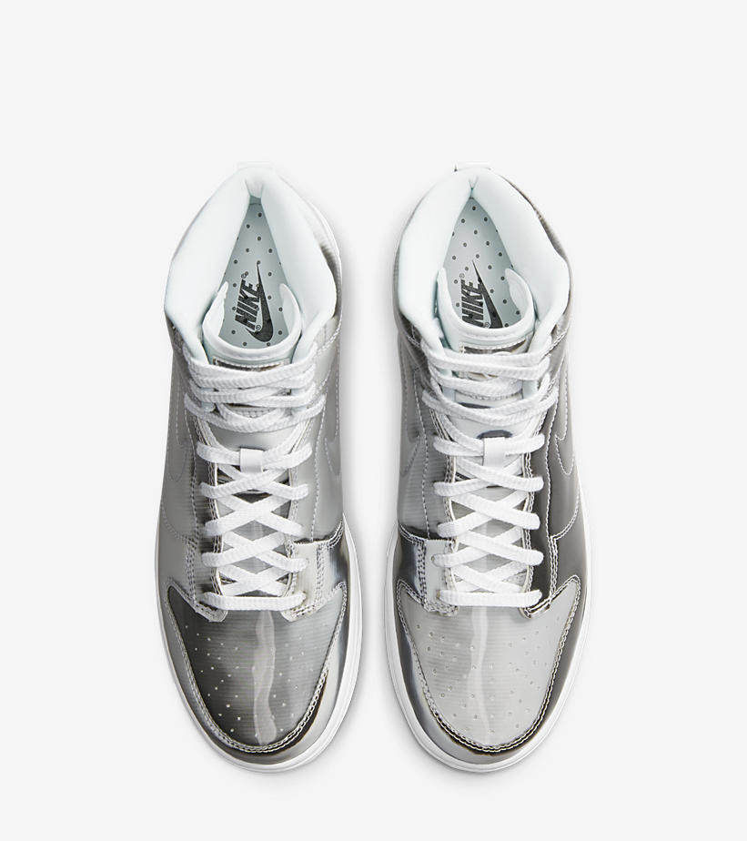 【国内 4/12 発売】CLOT x NIKE FLUX DUNK HIGH “Silver/White” (クロット ナイキ フラックス ダンク ハイ “シルバー/ホワイト”) [DH4444-900]