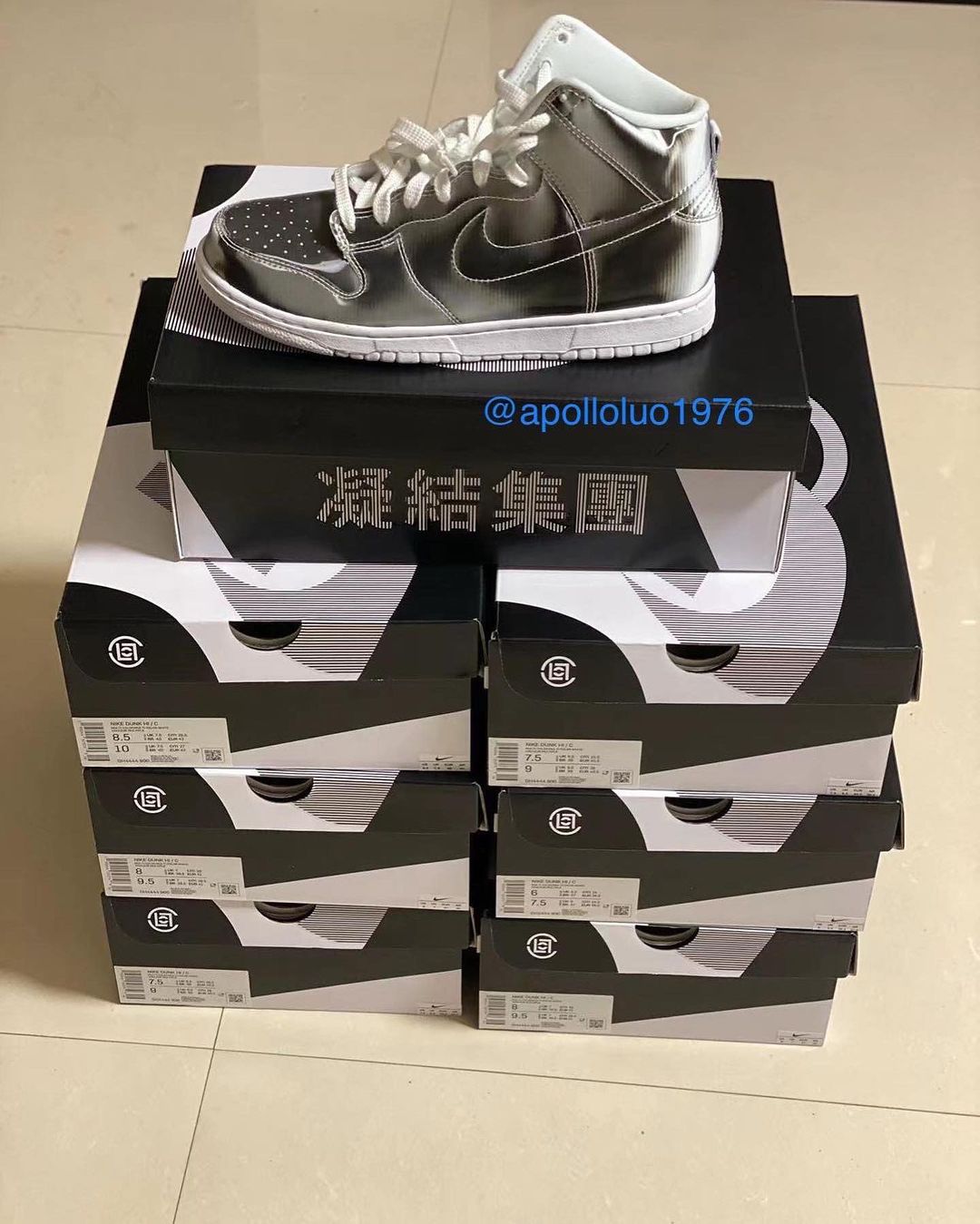 【国内 4/12 発売】CLOT x NIKE FLUX DUNK HIGH “Silver/White” (クロット ナイキ フラックス ダンク ハイ “シルバー/ホワイト”) [DH4444-900]