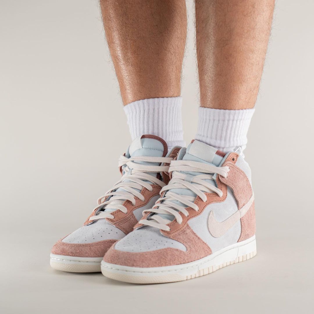 2022年 発売予定！ナイキ ダンク ハイ “フォッシルローズ/サミットホワイト” (NIKE DUNK HIGH “Fossil Rose/Summit White”) [DH7576-400]