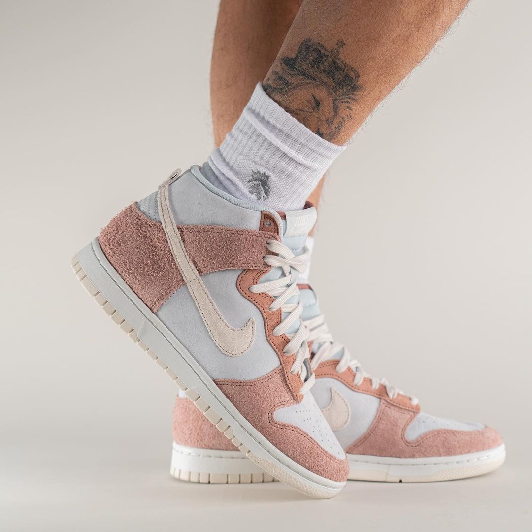 2022年 発売予定！ナイキ ダンク ハイ “フォッシルローズ/サミットホワイト” (NIKE DUNK HIGH “Fossil Rose/Summit White”) [DH7576-400]