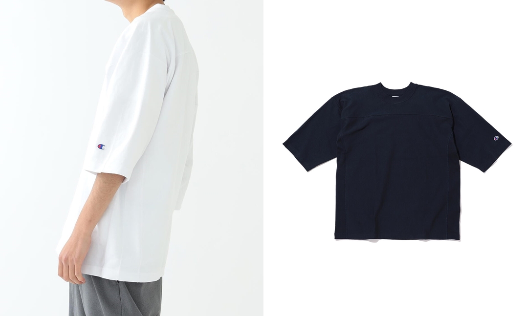 3月上旬発売！Champion × BEAMS / 別注 Football T-shirt (チャンピオン ビームス)